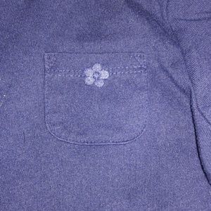 Size 5 Navy Blue long sleeved tee